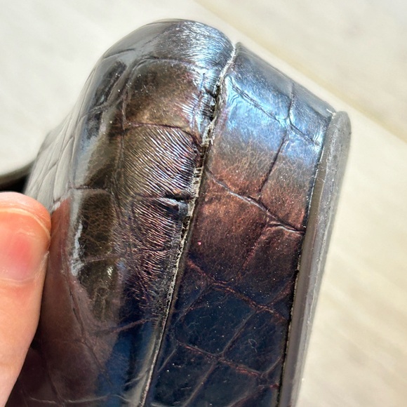 Call It Spring | Brown Croc High Heels - Picture 2 of 9